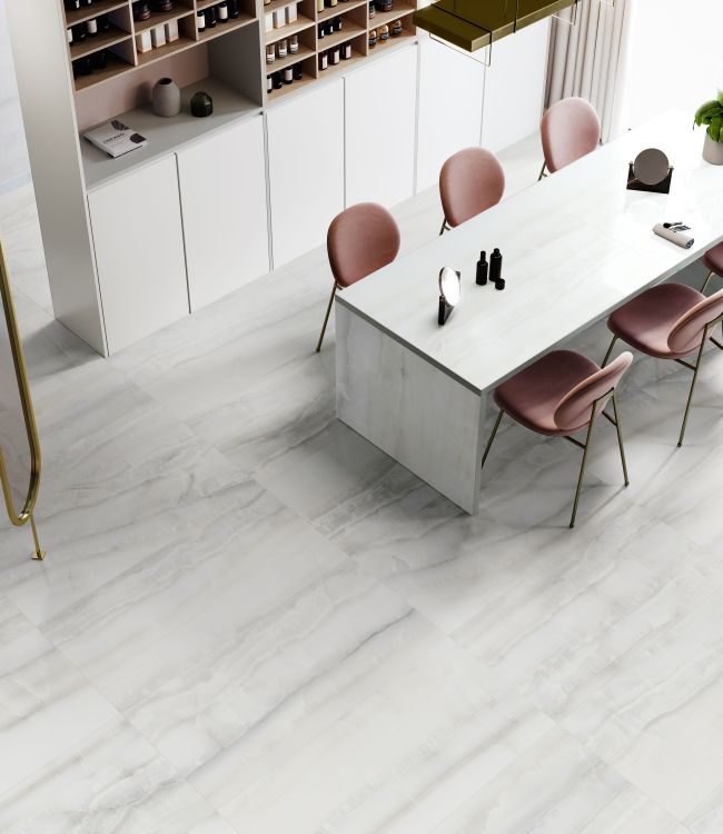 Akoya Silver Matte 24 x 48